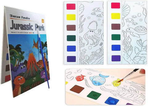 Watercolour Doodle Colouring Books