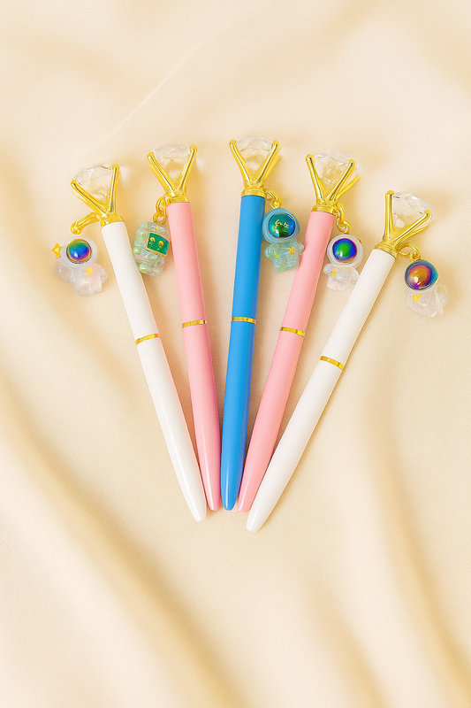 π Diamond Charm gel Pens π