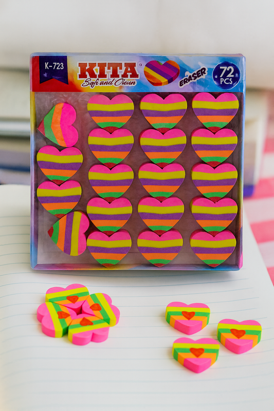 ❤❤Heart Shape Eraser Box❤❤