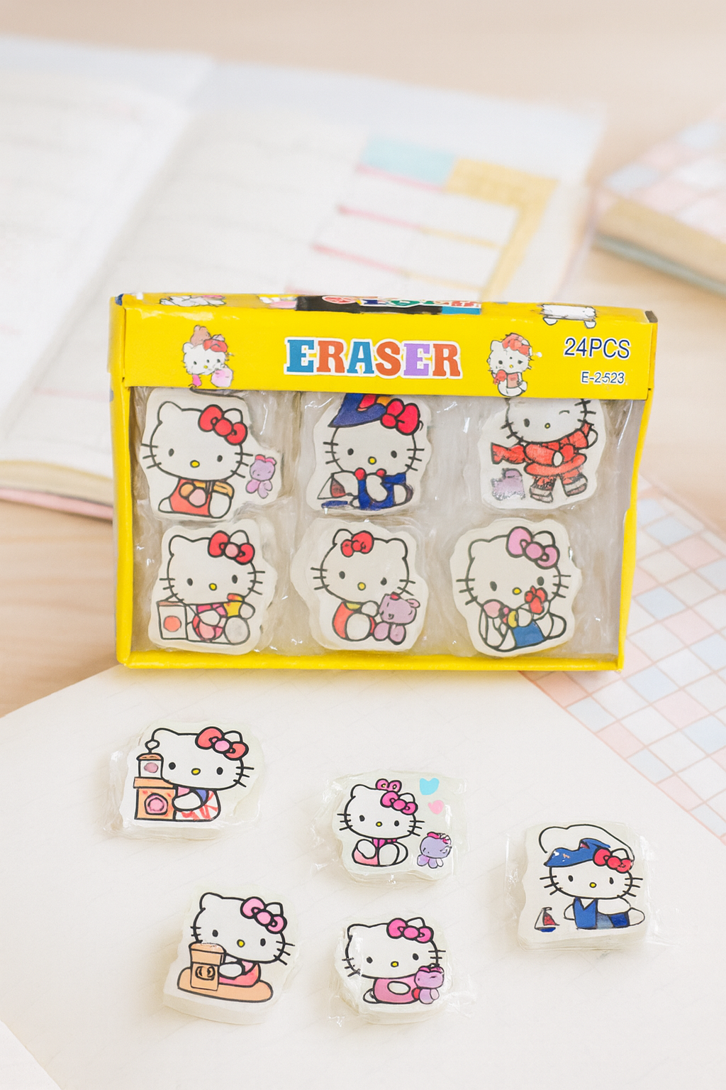 🐱 Hello Kitty Eraser Set 🐱