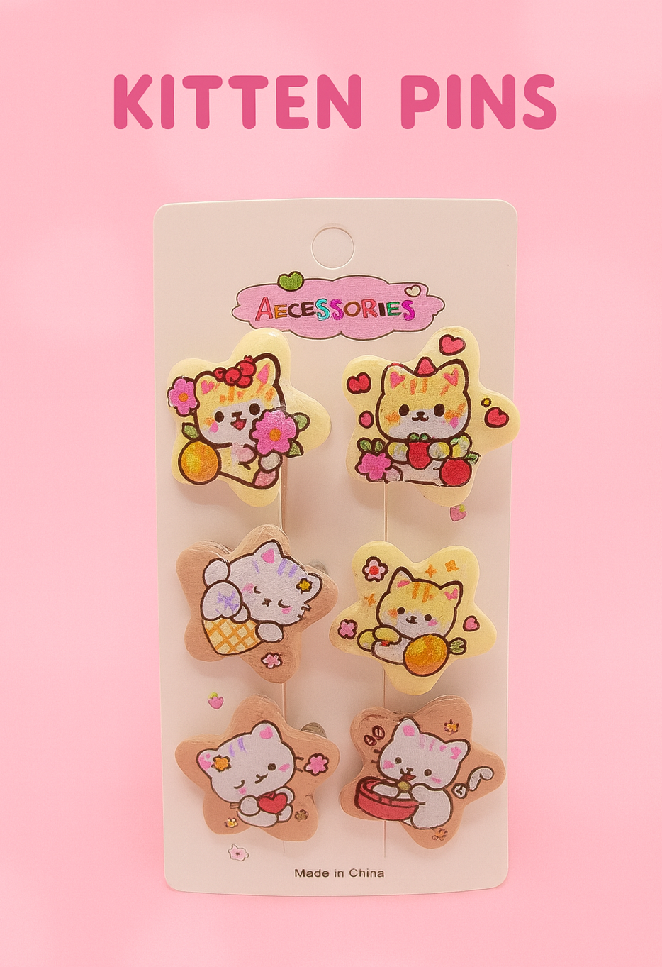 🐰Cute Character Hair Pins for Kids 😺