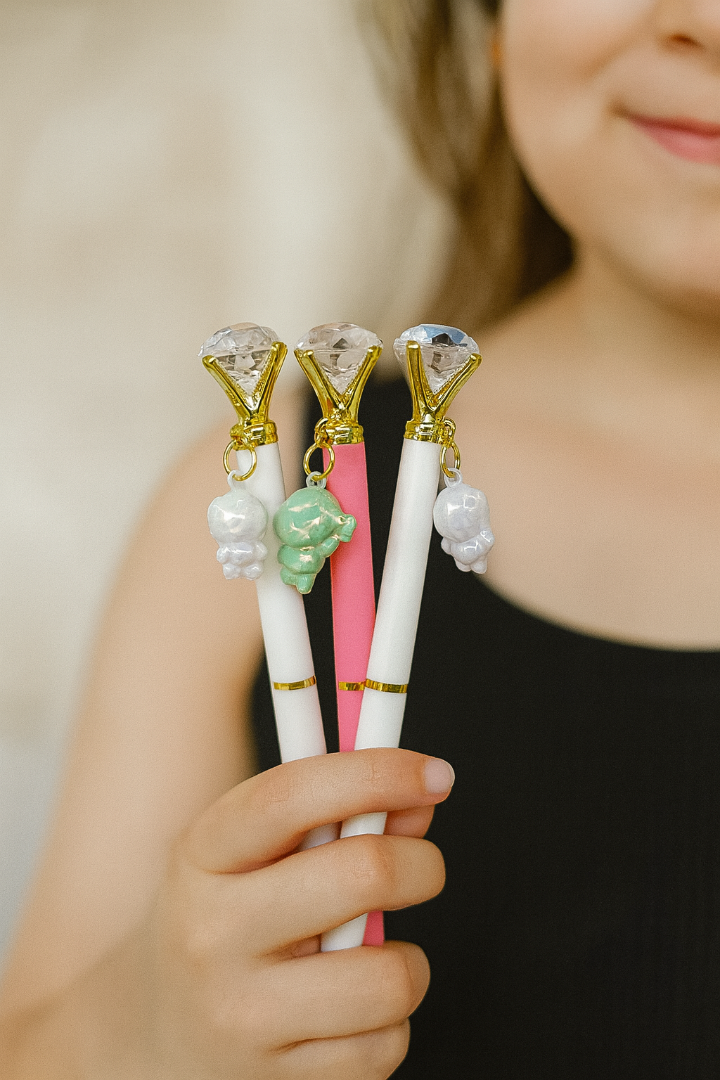 π Diamond Charm gel Pens π