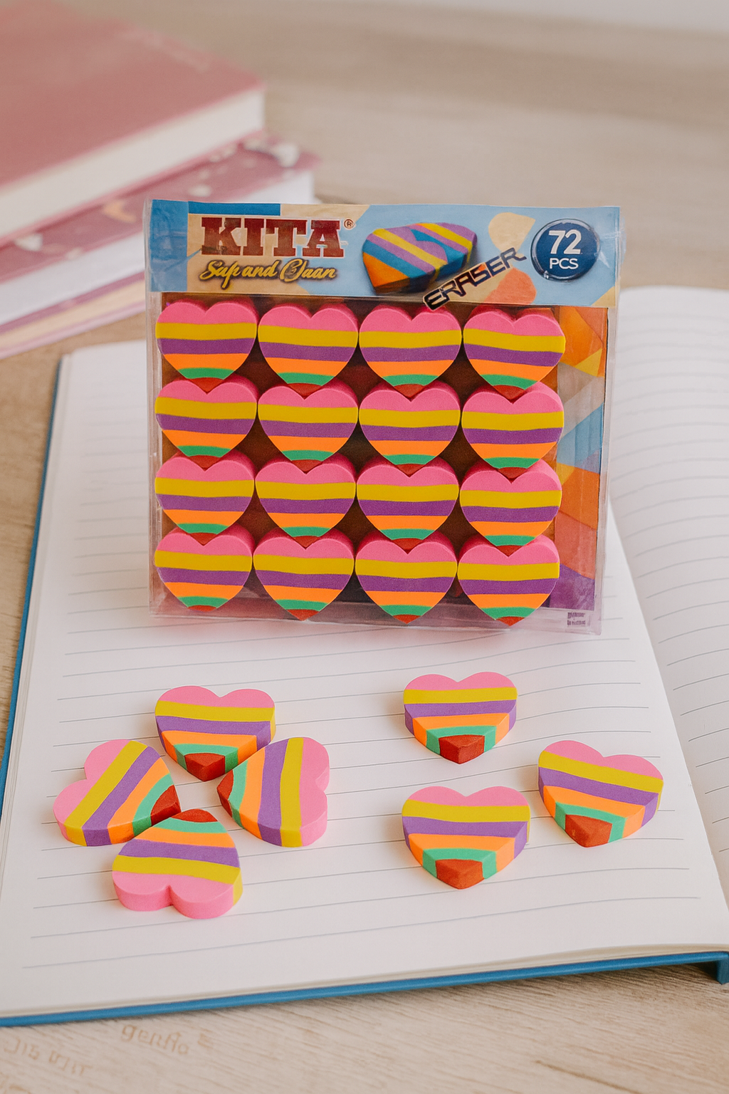 ❤❤Heart Shape Eraser Box❤❤