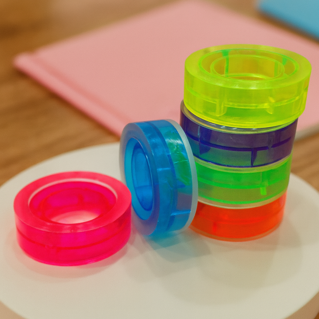 🎨Colourful Transparent Tape Pack 🎨