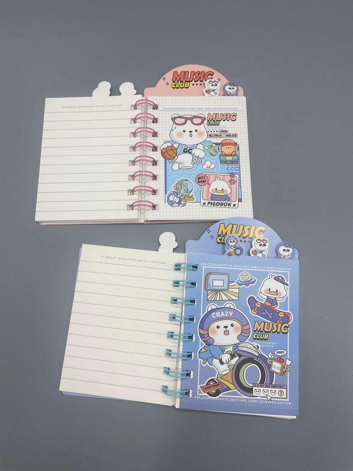ππΆπ» Space Music Club Bear Mini Notebook β Cute Notes from the Stars! πβ¨