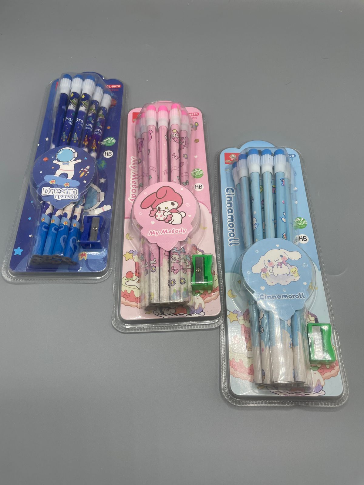 ✏️ 12 Pcs Colorful Pencils with Top Erasers & Sharpener 🧽🖍️