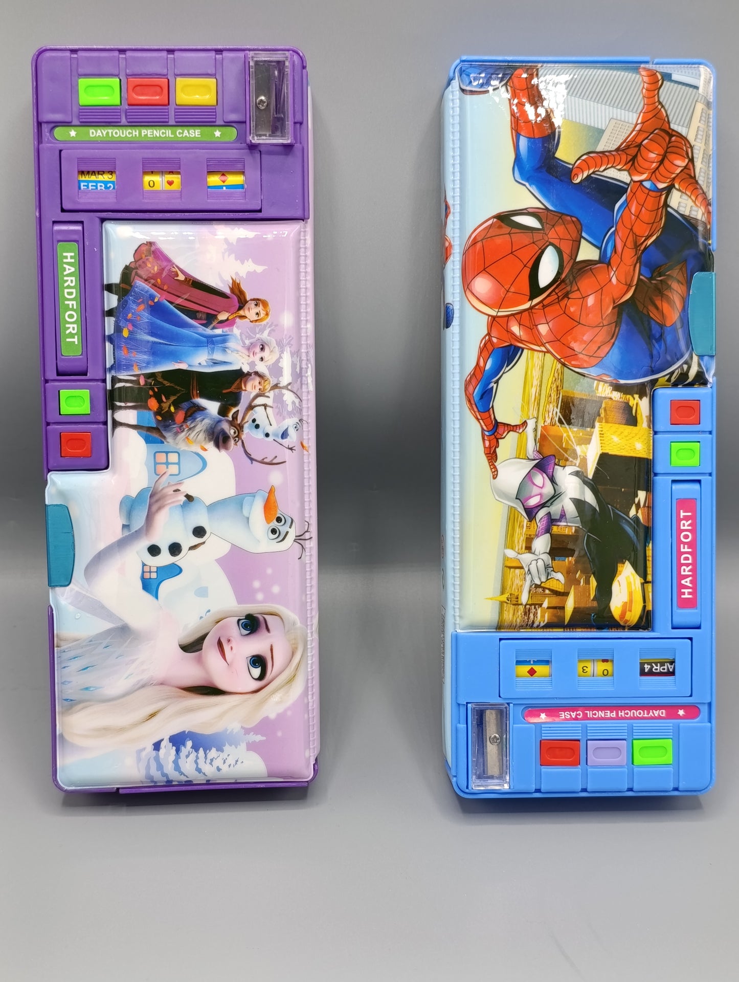 Spiderman & Frozen Multi-Function Pencil Boxes