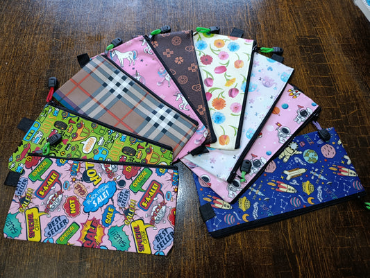 Print Zip Pencil Pouch