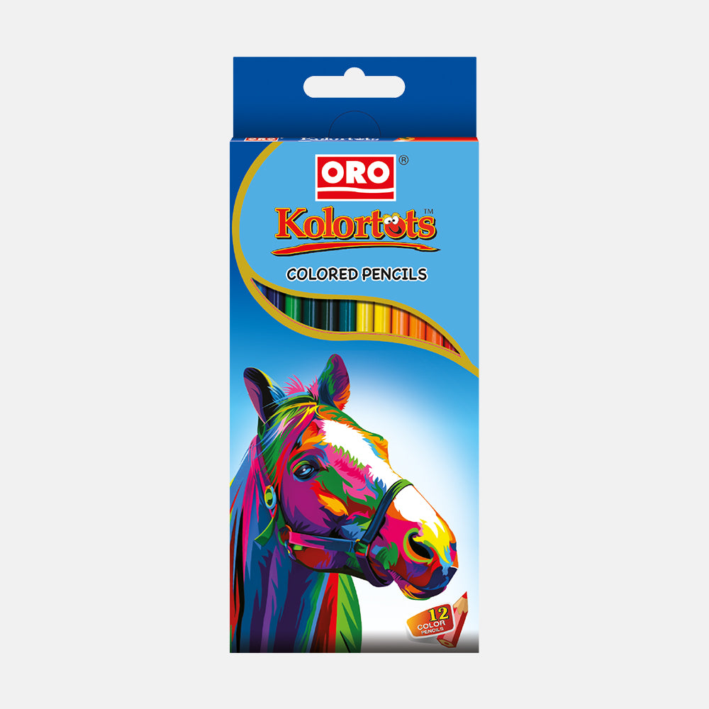 🖌ORO Pack of 12 Colour Pencils🖍🖌