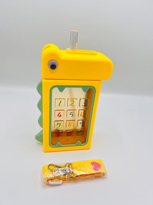 π¦π¦π¦ Cute Dinosaur Straw Water Bottle with Adjustable Strapπ¦π¦π¦