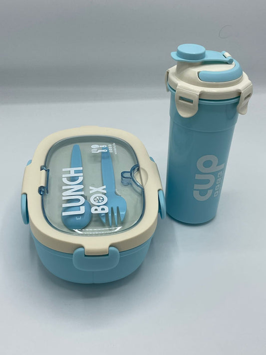 π Blue Bento Buddy π± & Hydration Bottle π§ Set