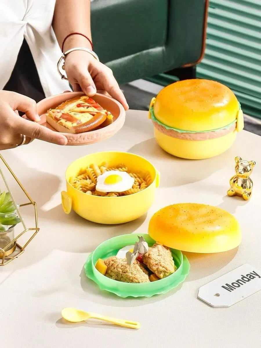πππ Burger Shape Lunch Box πππ