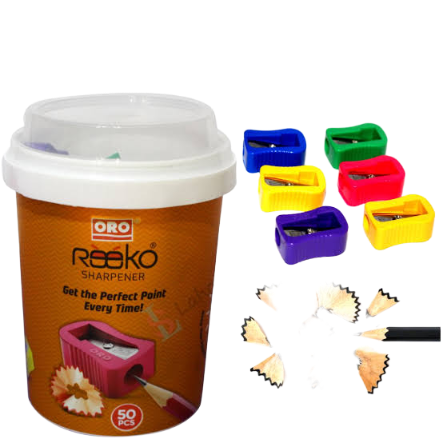 ✏️ Oro Reeko Sharpeners – Stylish & Smooth Sharpening for Kids! 🌀