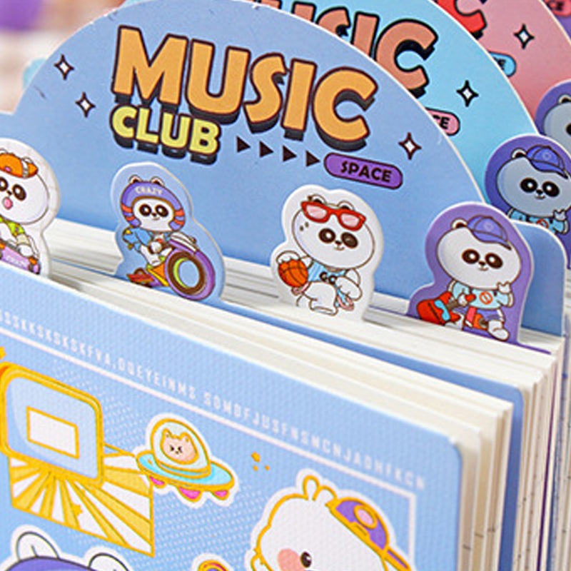 🚀🎶🐻 Space Music Club Bear Mini Notebook – Cute Notes from the Stars! 📓✨