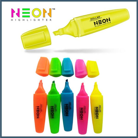 💡🖍️ Dollar Neon Highlighter  🌈📚