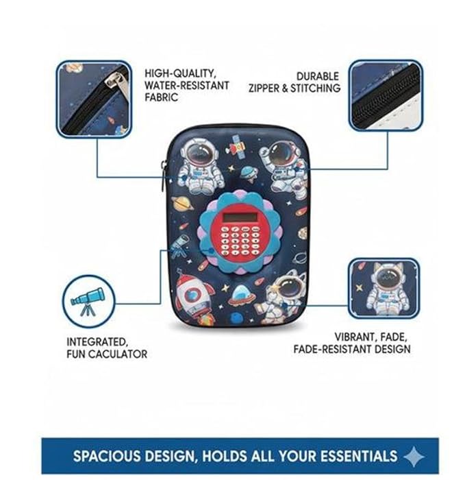 🚀Space Explorer 3D Pencil Pouch 🚀