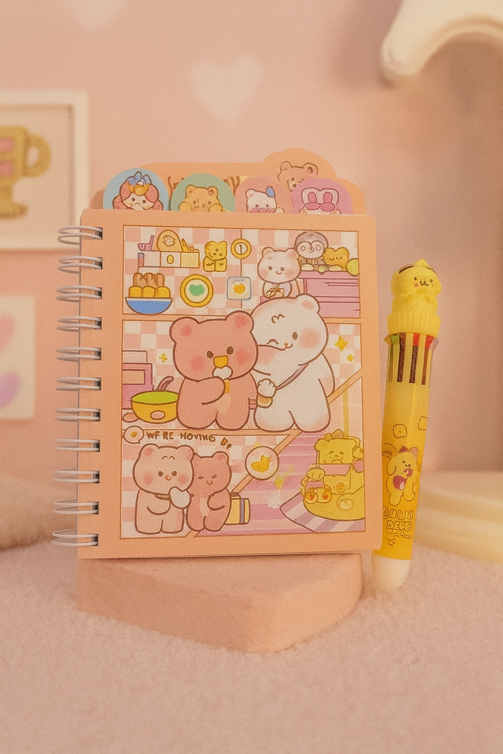 📔 Kids Diary with Multicolour Character Pen 🖊️🎀
