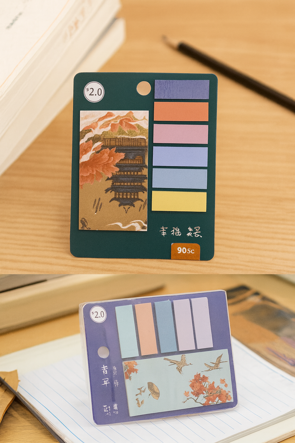 🌸 Aesthetic Sticky Notes Set 📚