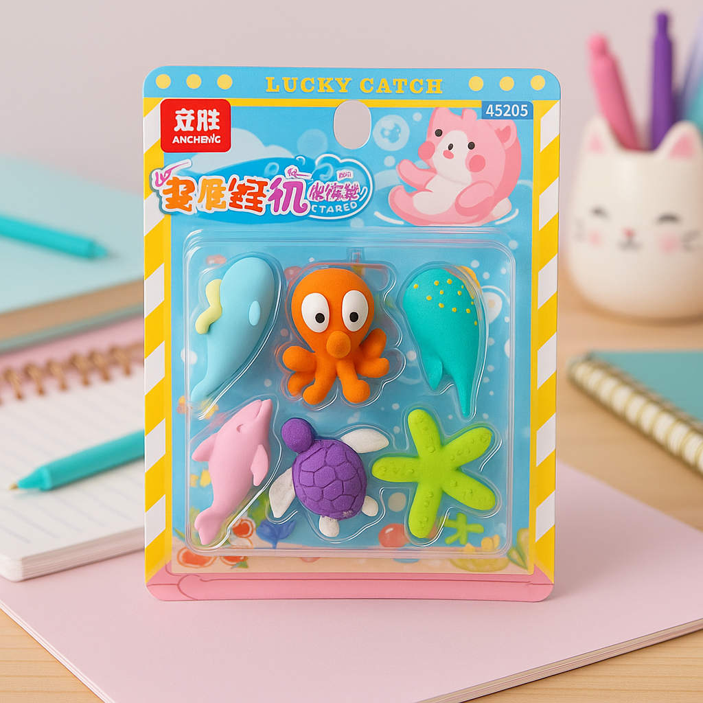 🧼 Fun Erasers Pack ✨