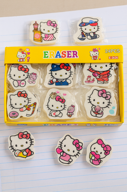 🐱 Hello Kitty Eraser Set 🐱