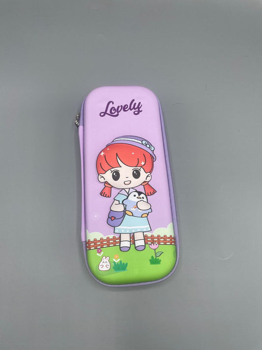 🎀💕 Lovely Doll 3D Geometry Box – Adorable Storage for Creative Minds ✏️🎒