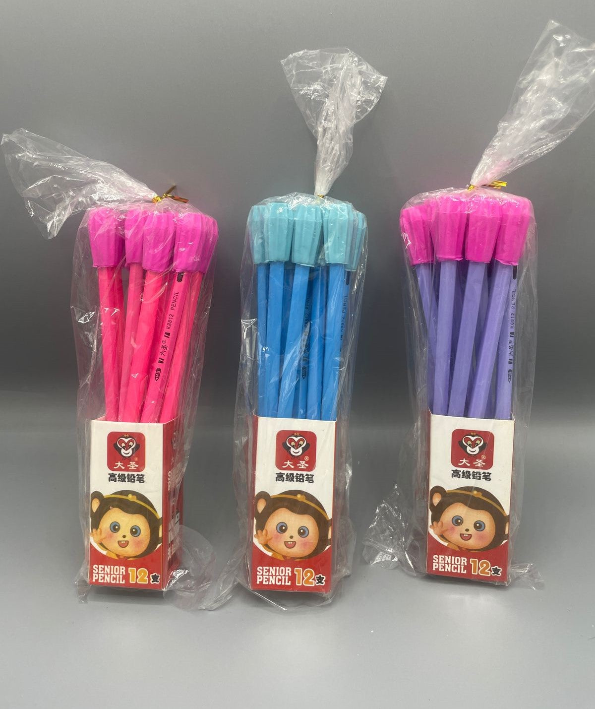 ✏️ 12 PCs Colourful Pencils with Top Erasers 🧽🖍️ – Perfect for School & Fun!