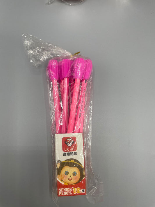 ✏️ 12 PCs Colourful Pencils with Top Erasers 🧽🖍️ – Perfect for School & Fun!
