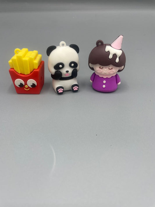 🦊🐼 Funny Animal Silicone Pencil Sharpeners for Kids! ✏️