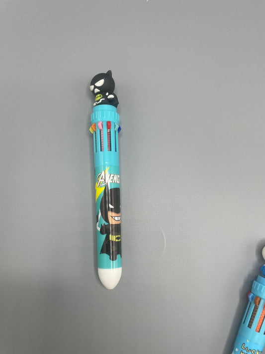 🖊️🎨 Multi-Color Cartoon Ballpoint Pens  🐻🌈🦄