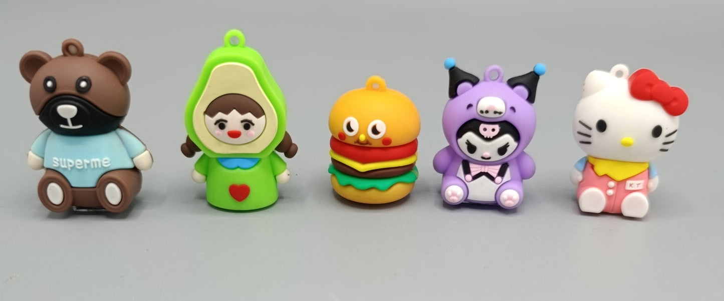 ✏️ Cute Character Sharpeners – Mini and Adorable! 🐰🚗🦄