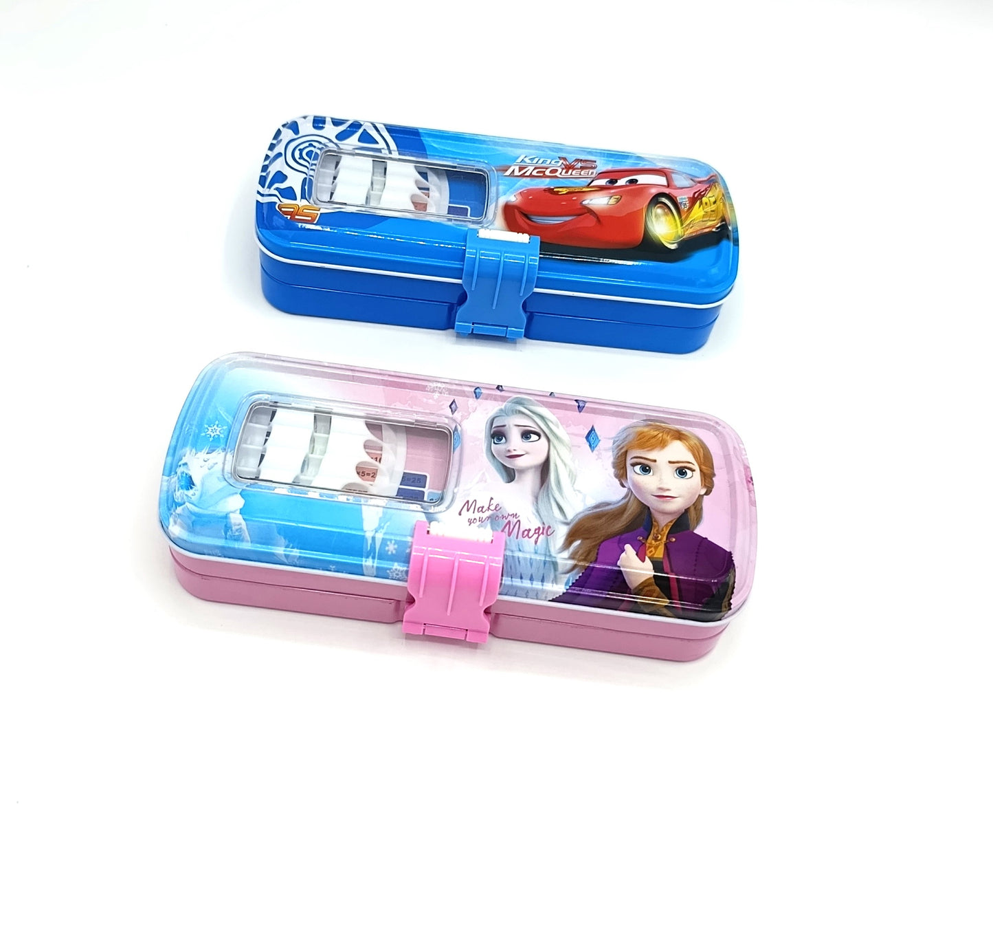 ✨ Frozen & Cars Combo Geometry Box ✏️