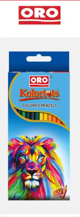 🖌ORO Pack of 12 Colour Pencils🖍🖌