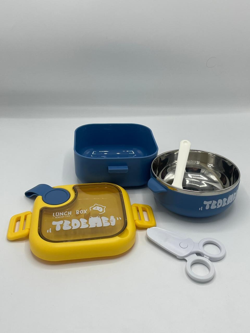 🐾✨ Cute Combo Alert – Matching Lunch Box & Bottle Set!
