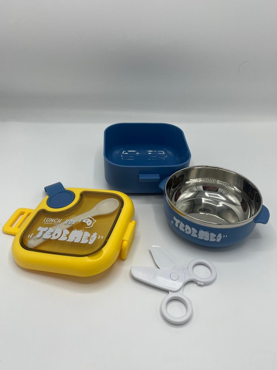 🎨 Art-Square Box – Fun & Safe stainless steel Lunch Box  🌈🧃🧒