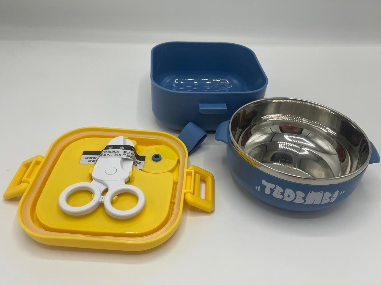🎨 Art-Square Box – Fun & Safe stainless steel Lunch Box  🌈🧃🧒