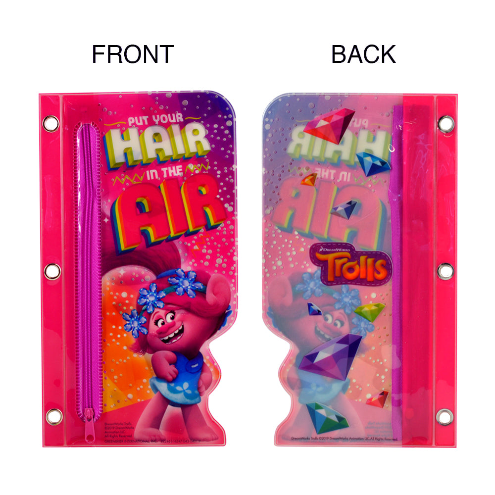 "Pencil & Crayon Pouch with Zipper – 3-Ring Binder Activity Set