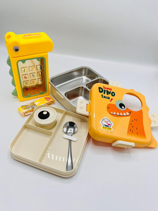 🦖 Dino Explorer Kit 🍽️🎒🌟