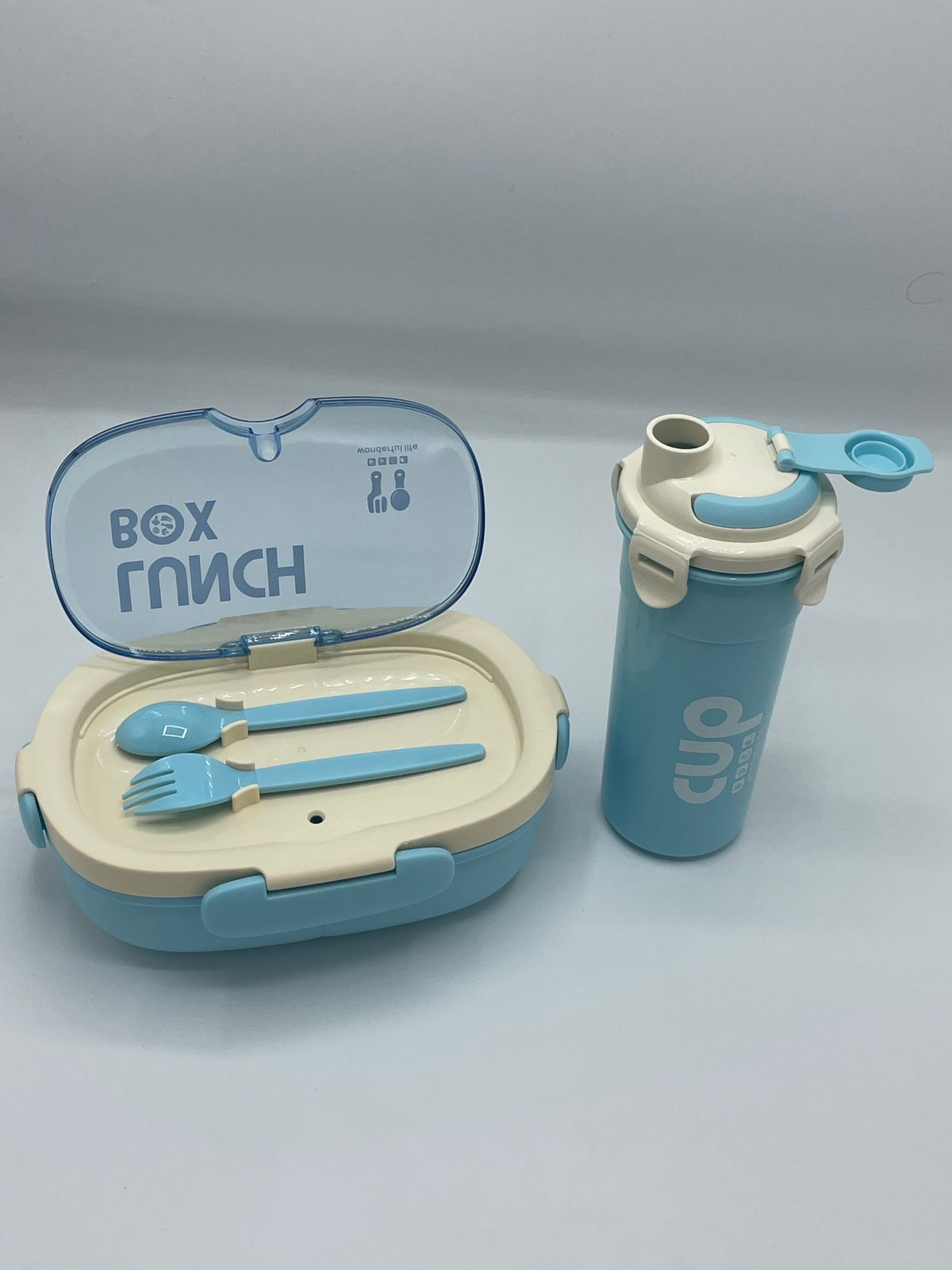 💙 Blue Bento Buddy 🍱 & Hydration Bottle 💧 Set