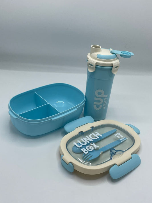 💙 Blue Bento Buddy 🍱 & Hydration Bottle 💧 Set