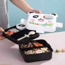 🐼✨ Cute Panda Bento Lunch Box 🐼🎋