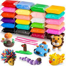 🌈✨ Multicolour Foaming Clay 🧒🎨
