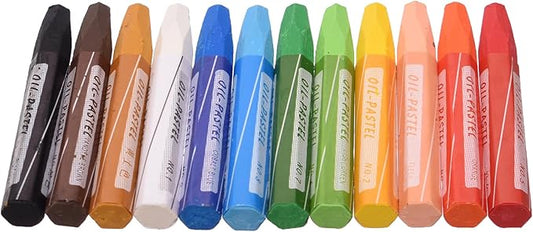 Fantastic colours oil pastels 12shades
